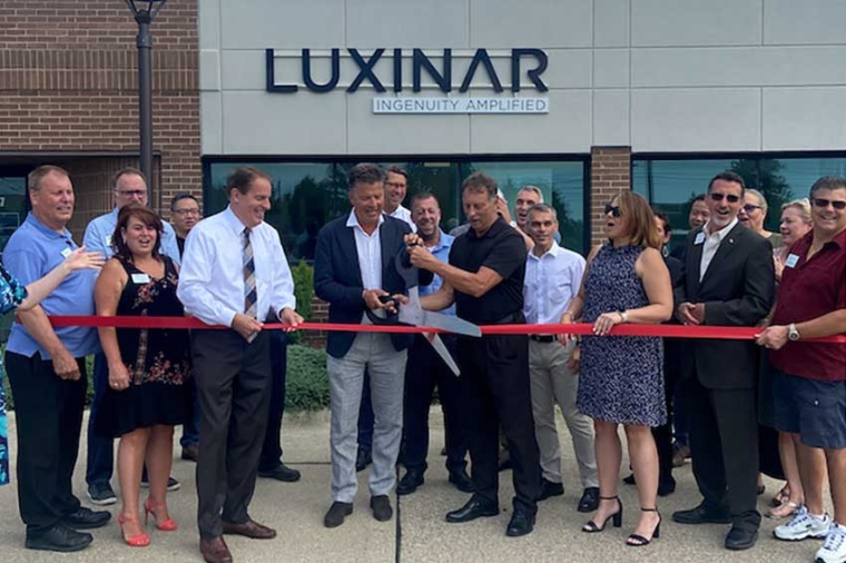 Luxinar USA ribbon-cutting ceremony (Source: Luxinar)