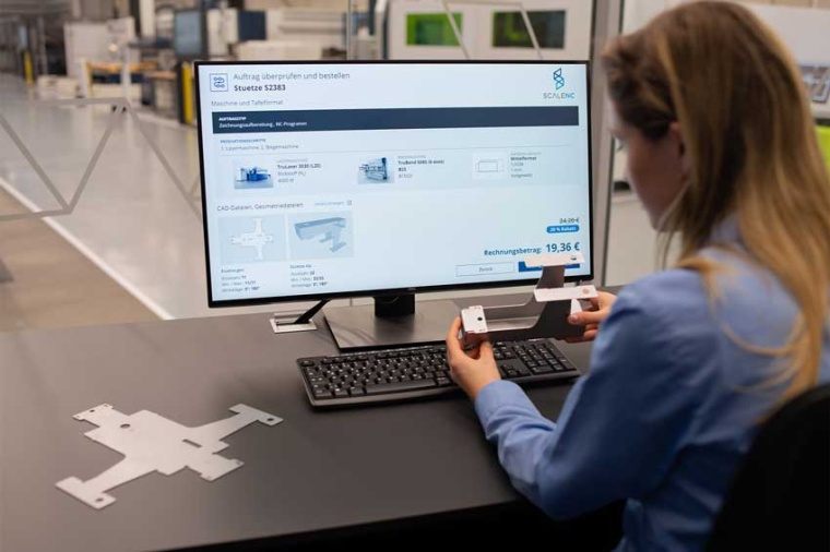 ScaleNC offers digital services on a cloud platform to sheet metal...