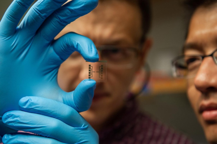 Penn State researchers used a new laser writing technique to develop the first...
