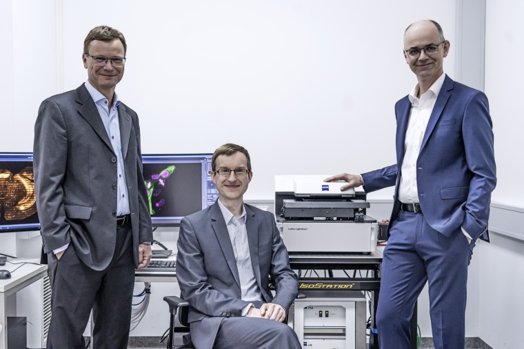 Dr. Thomas Kalkbrenner, Dr. Jörg Siebenmorgen and Ralf Wolleschensky (from...