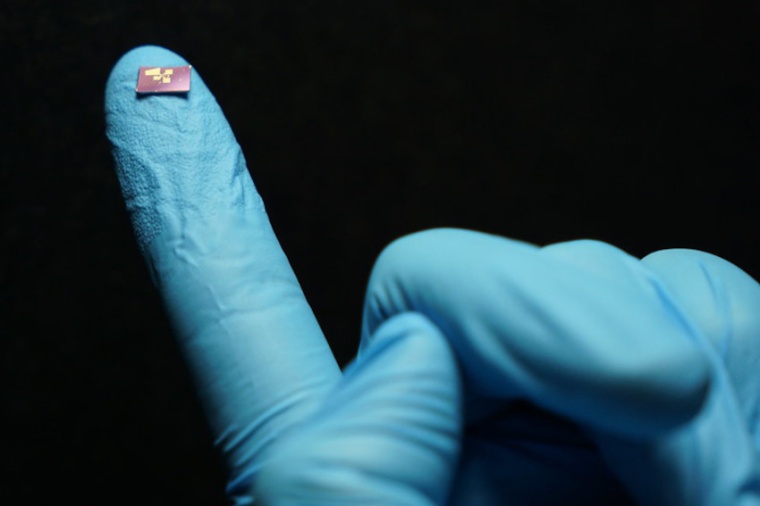 New kind of spectrometer on a chip. (Source: OSU)