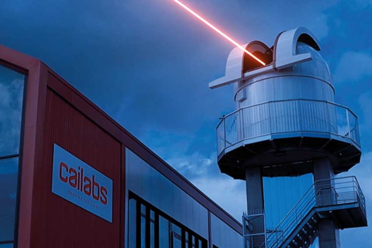 Optical ground station (Source: Cailabs)