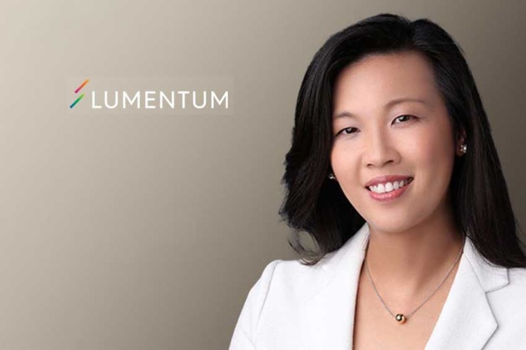 Caroline Pan, senior vice president and chief marketing officer at Lumentum...