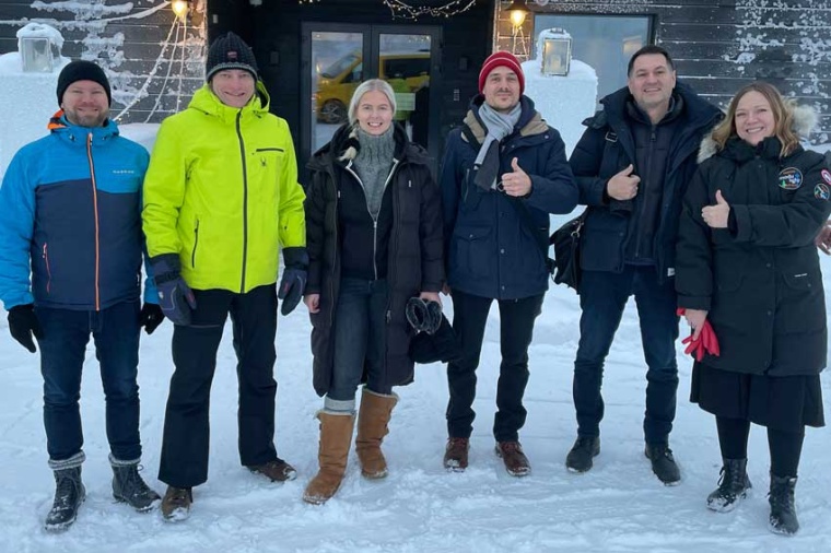 l–r: Tommi Hakulinen (Modulight product manager), Kalle Palomäki (Modulight...