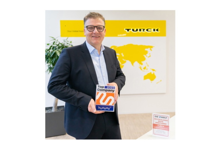 Turck managing director Christian Pauli is pleased about the awards and the...