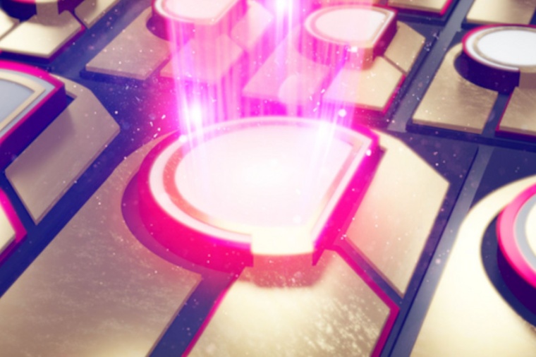 Illustration of a chaotic-cavity surface-emitting laser array. (Source: O....