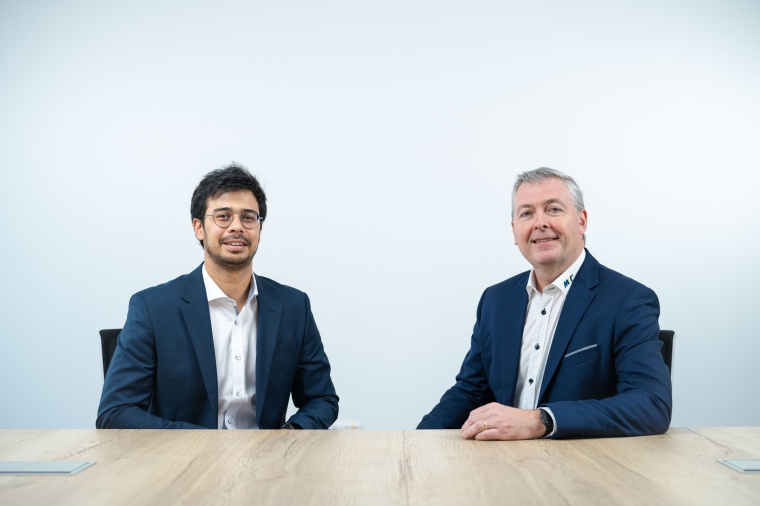 New MVTec employees in France: Martin Delabre (left) and Marc Dumont (right)....