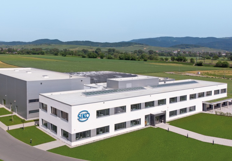 Siko administration building with electronics production at the Bad Krozingen...