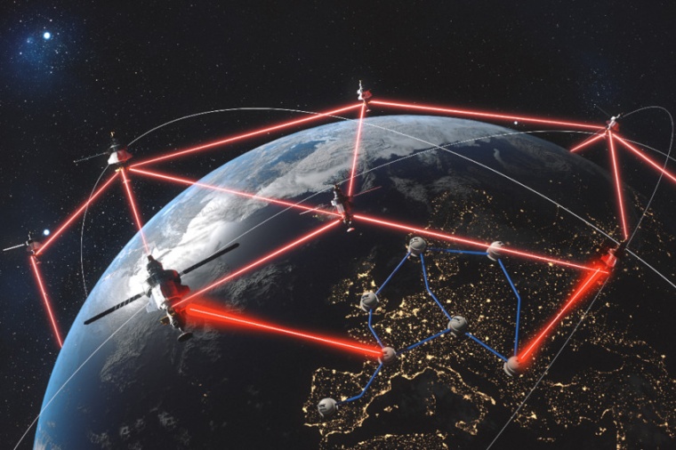 Soon, satellites could replace expensive deep-​sea cables as the internet...