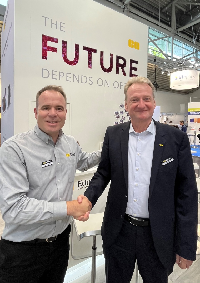 Alexis Liagre, Sales Director EMEA and Helge Vogt, Managing Director Edmund...