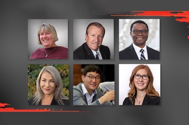 Top row, from left to right: Julie Bentley, Jim McNally, Samuel Achilefu....