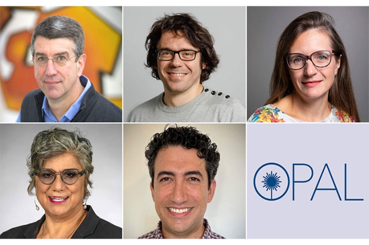 The project’s co-principal investigators include (clockwise from upper left)...