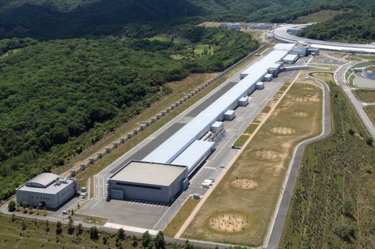 The SACLA free-electron laser facility, where the experiment on the diffraction...