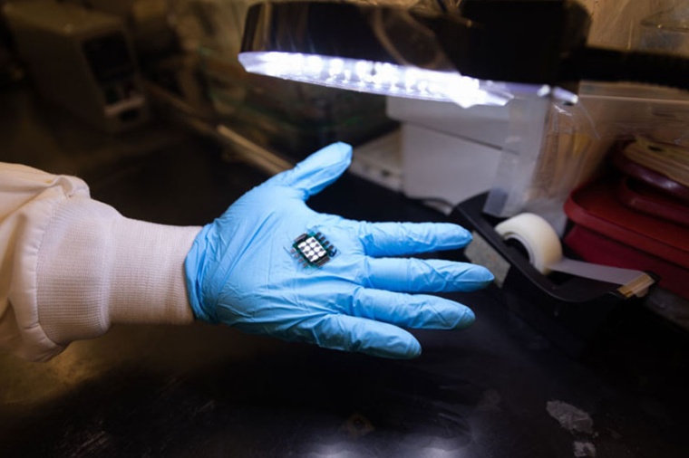 Perovskite materials whose size and composition can be adjusted to tune the...