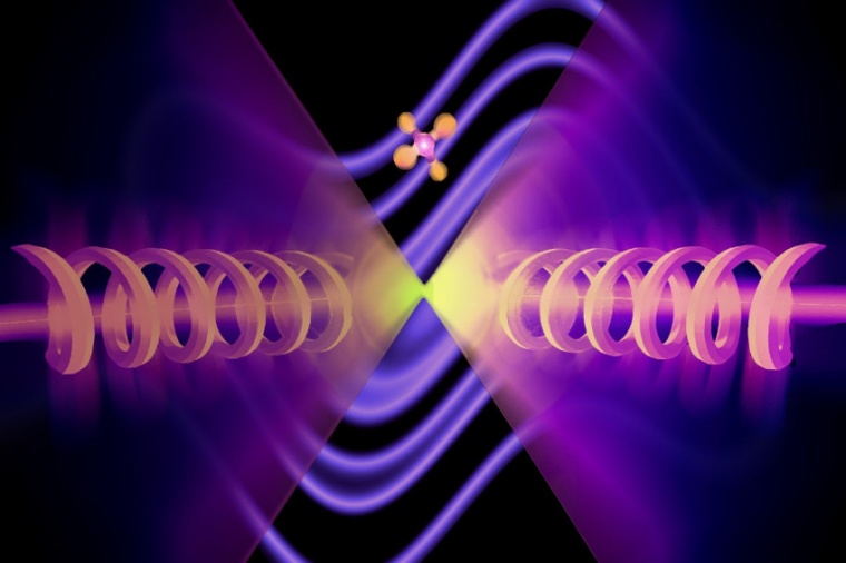 The superposition of two light beams with different amplitudes carrying only...