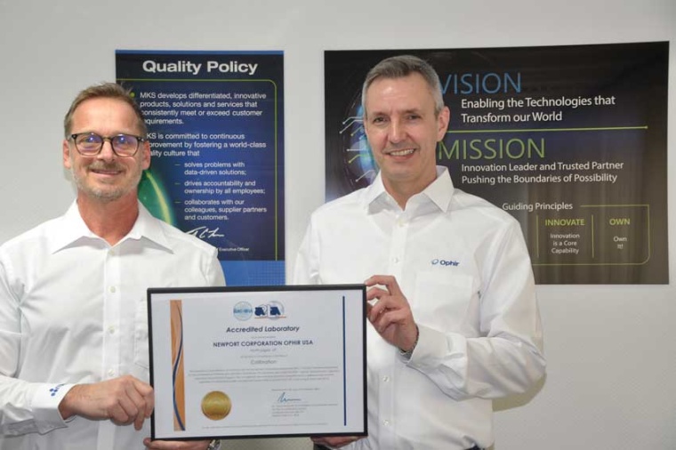 L-r: Thomas Zorn, quality supervisor, and Markus Schmiedt, manager of the...