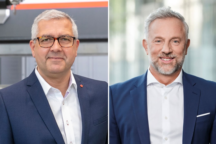 Alex Waser (l), Domenico Iacovelli (Source: Bystronic)