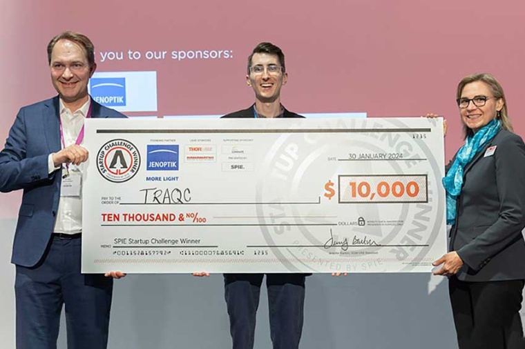 SPIE Startup Challenge 2024: Jenoptik’s Ralf Kuschnereit, Traqcs Benjamin...