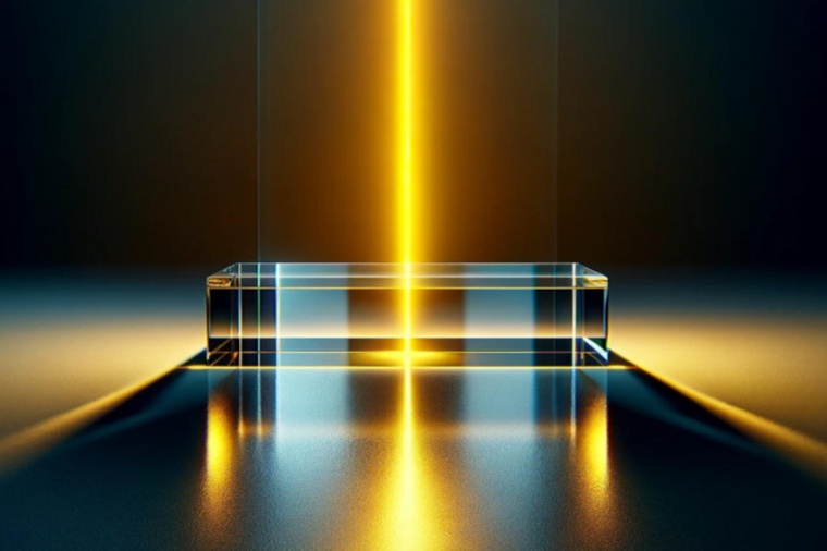 Illustration of intrinsic dichroism in amorphous solids with helical light....