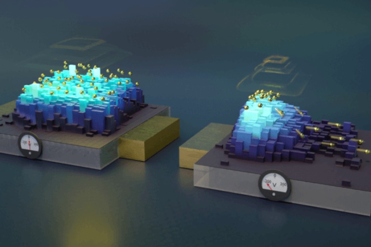 The device uses a simple electric diode to manipulate qubits inside a...