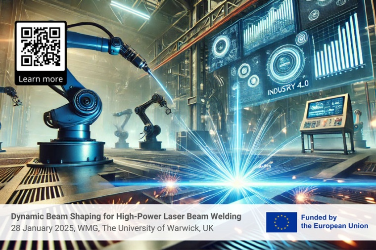 “Dynamic Beam Shaping for High-Power Laser Beam Welding” event at WMG,...