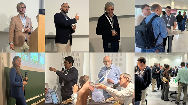 Collage from the first day of the 7th European Machine Vision Forum in...